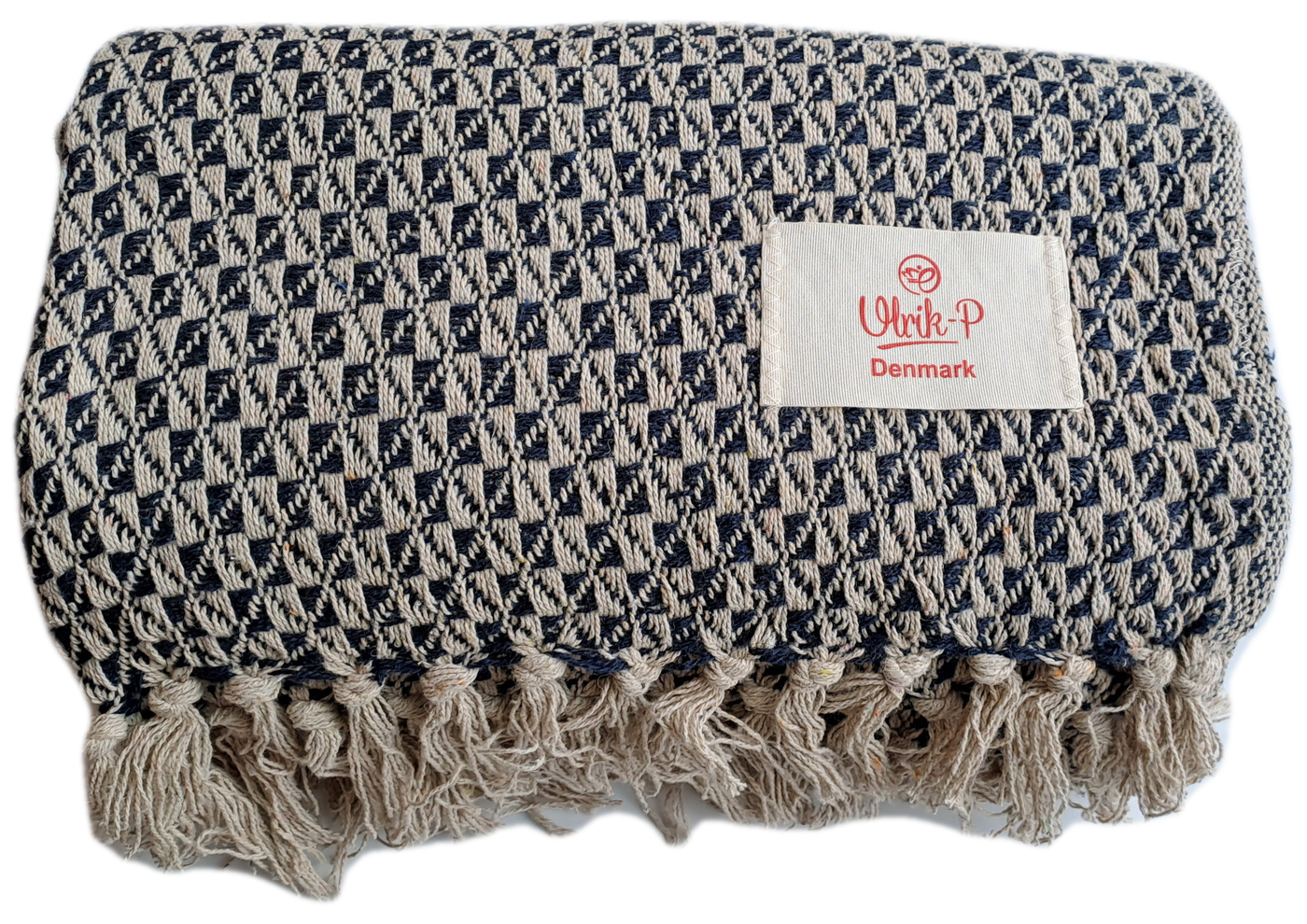 Decke aus recycelter Baumwolle – Model Blaubeere