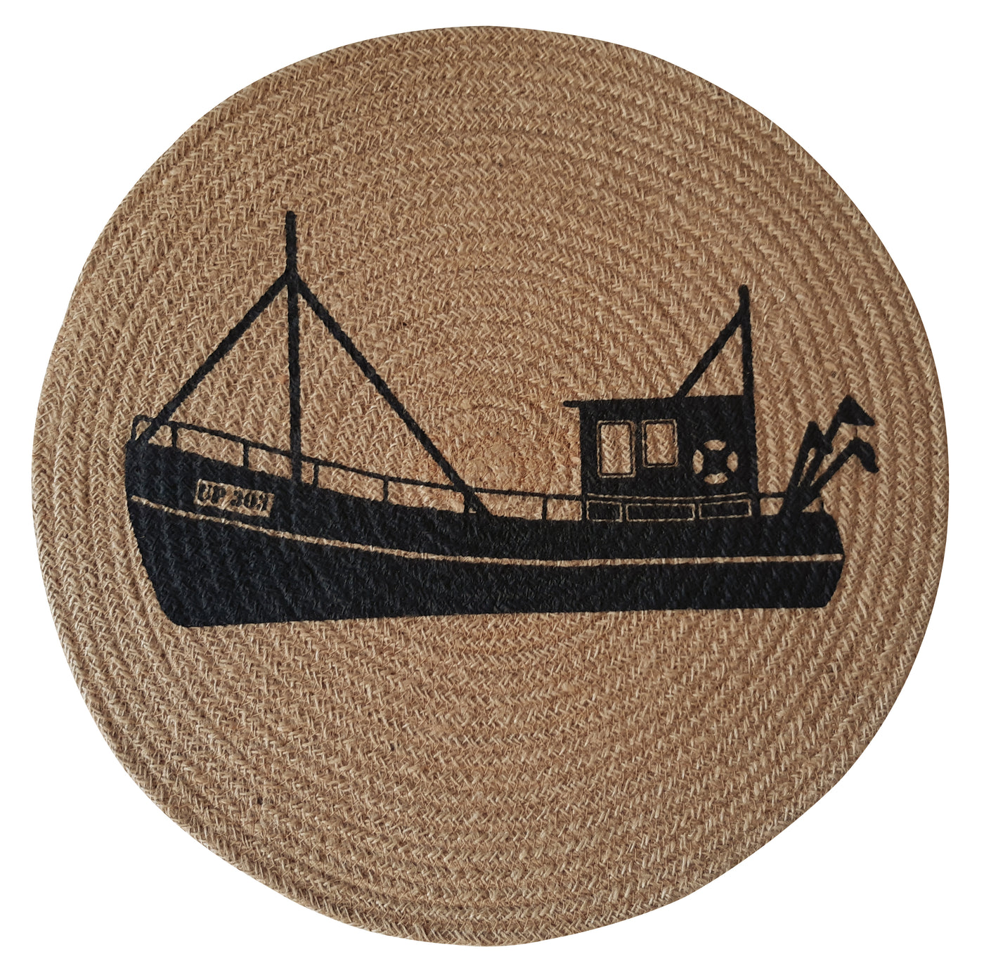 Tischset Model Fischerboot