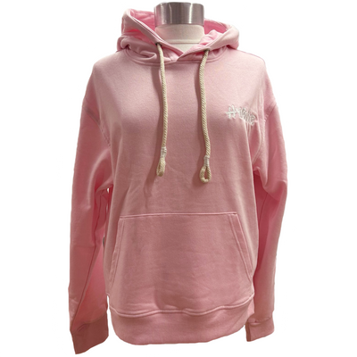 Ulrik-P - Hygge Hoodie - Model "Lønne" - Pink/Weiss