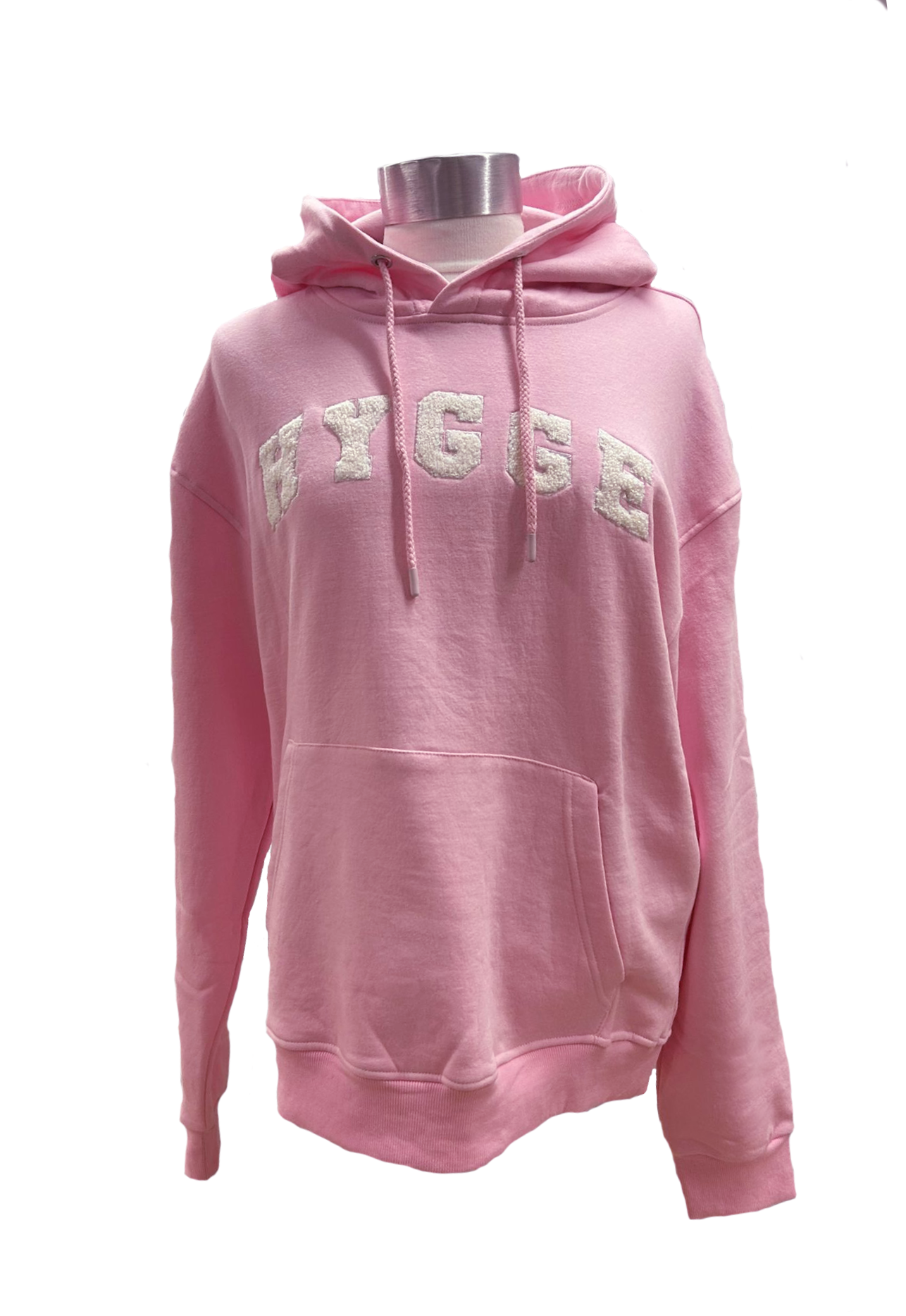 Ulrik-P - Hygge Hoodie - Pink/Weiss