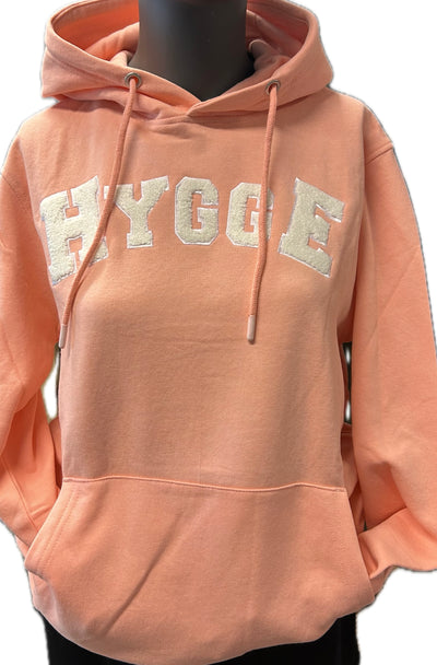 Ulrik-P - Hygge Hoodie - Peach/Weiss