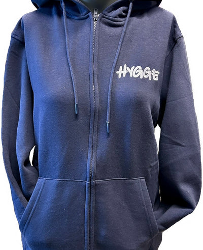 Ulrik-P - Hygge Sweatjacke - Navy/White*