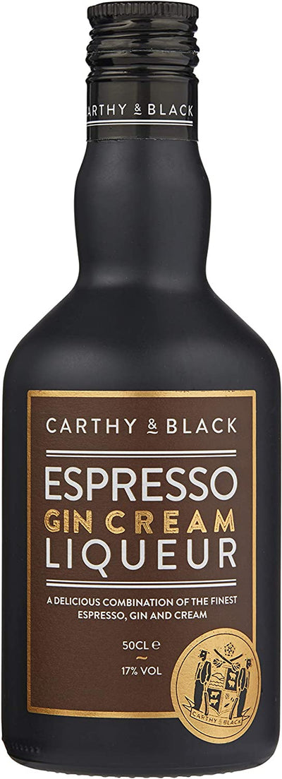 Carthy & Black Original Espresso Gin Cream Liqueur - 17% - 50 cl